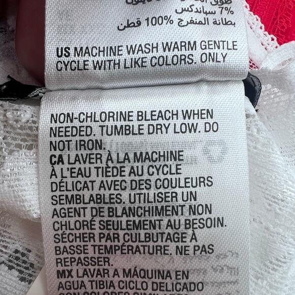 INC International Concepts Lace Trim Thong Panties Multicolor 5 Pack XXL 2XL New - Picture 4 of 5